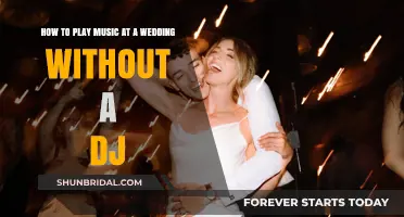 DIY Wedding Music: Tips for Playing Tunes Without a DJ