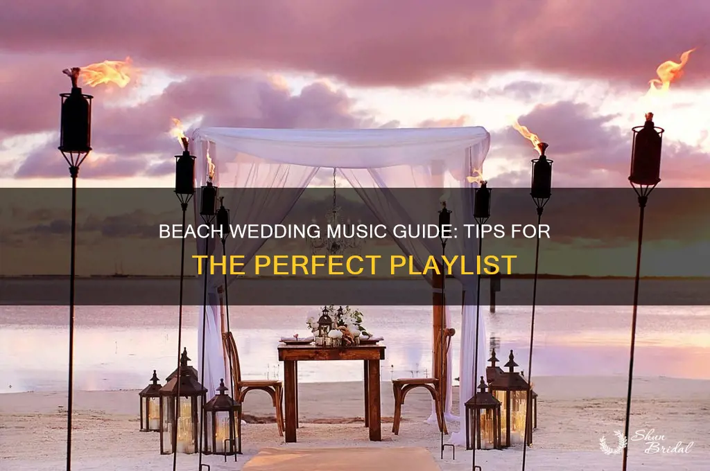 how to play music for a wedding on the brach