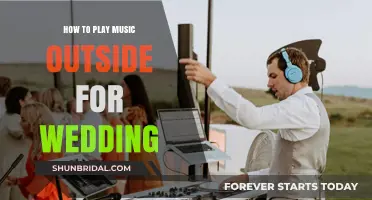 Outdoor Wedding Music Guide: Tips for Playing Tunes Under the Sky