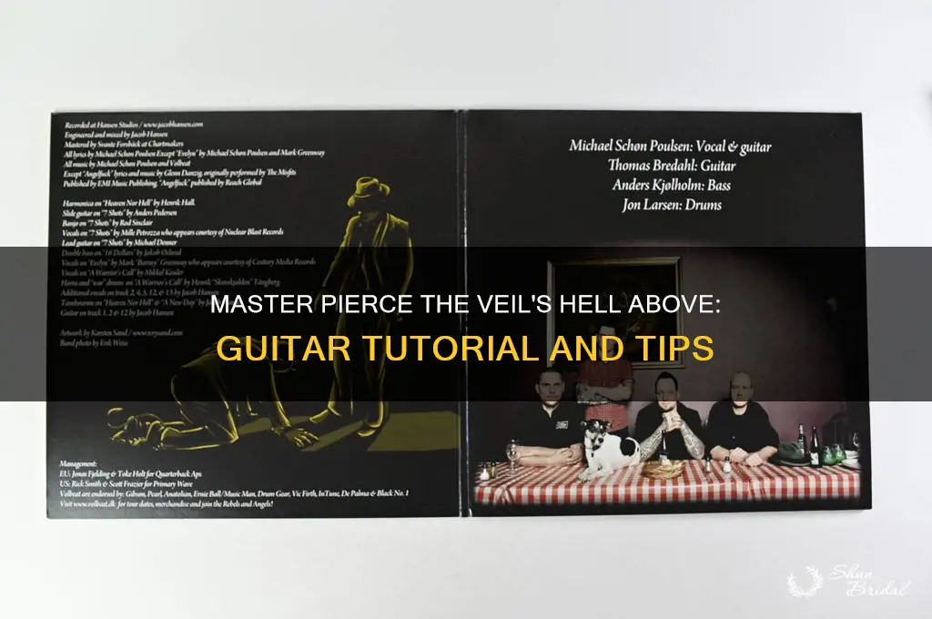 how to play pierce the veil hell above on guitar