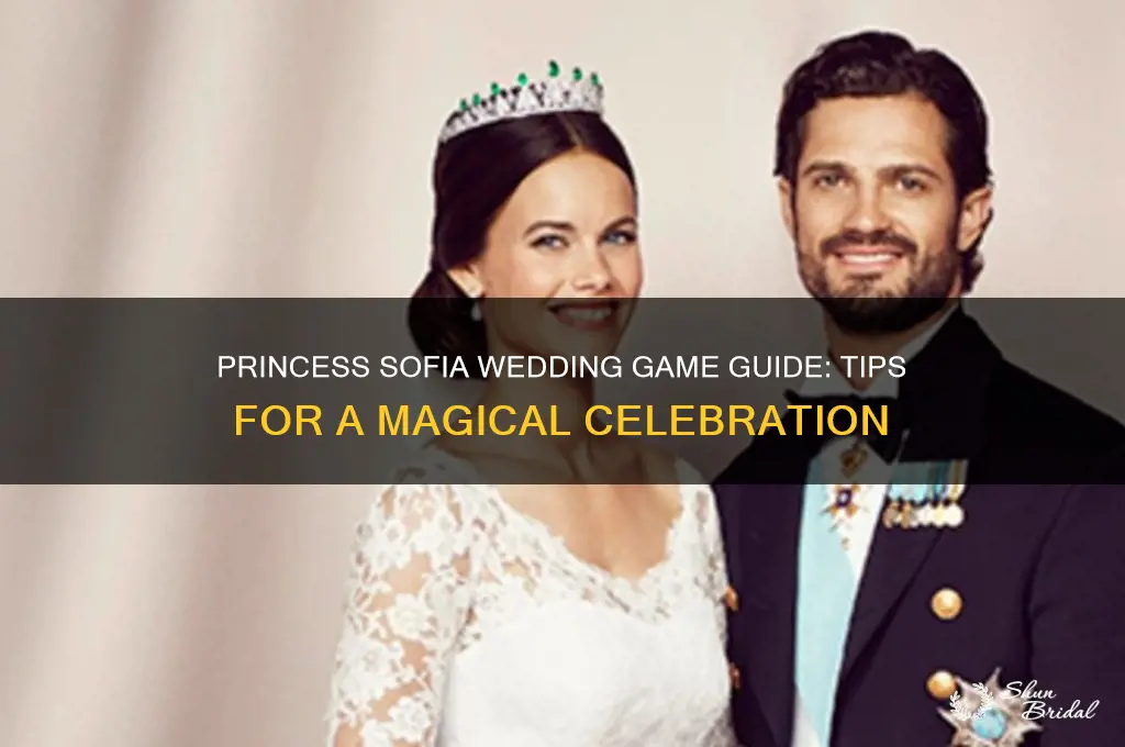 how to play princess sofia wedding