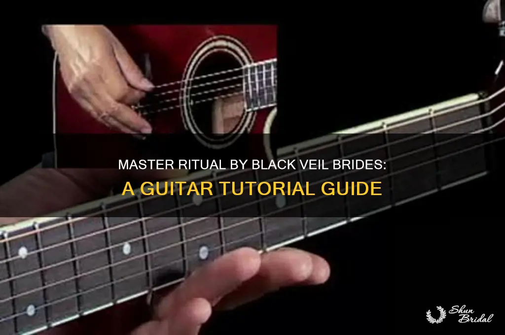 how to play ritual by black veil brides on guitar