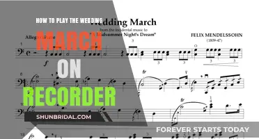 Mastering the Wedding March: A Recorder Player's Step-by-Step Guide