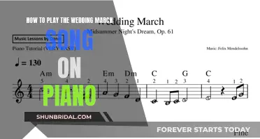 Mastering the Wedding March on Piano: A Beginner's Guide
