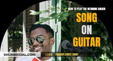 Playing "Wedding Singer" Song: Guitar Guide