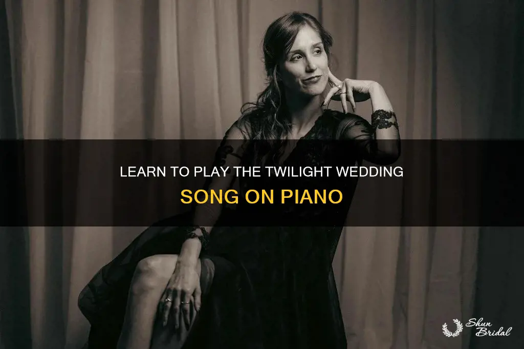 how to play twilight wedding song on piano