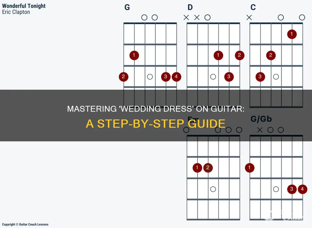 how to play wedding dress on guitar