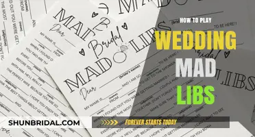 Fun Wedding Mad Libs Guide: Hilarious Game for Your Big Day