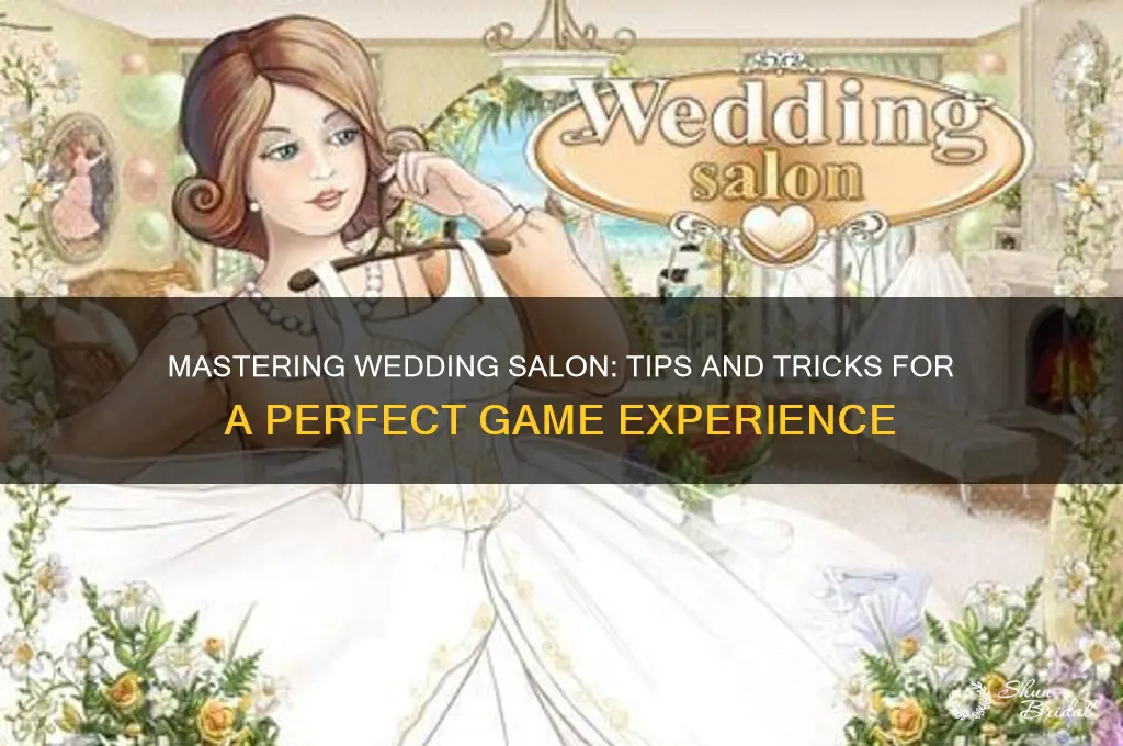 how to play wedding salon game