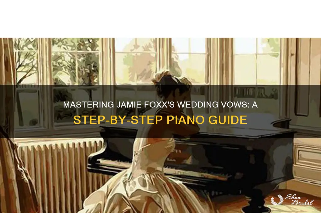 how to play wedding vows by jamie foxx