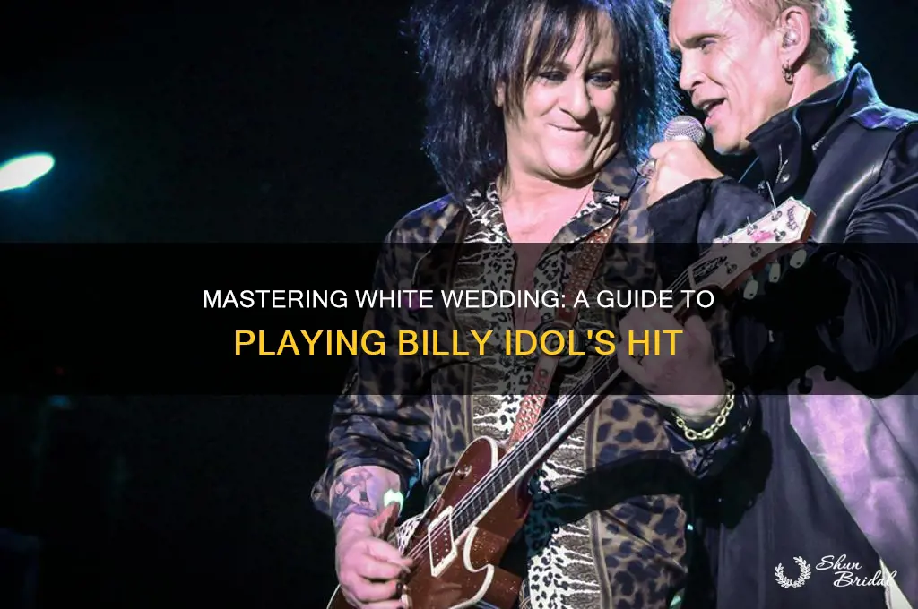how to play white wedding billy idol