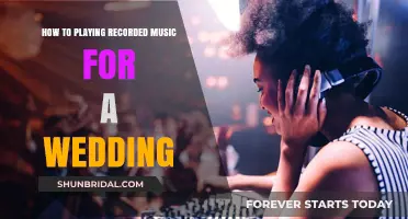 Perfect Wedding Playlist: Tips for Playing Recorded Music at Your Celebration