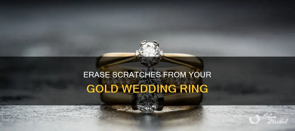 how to polish scratches fromgold wedding ring