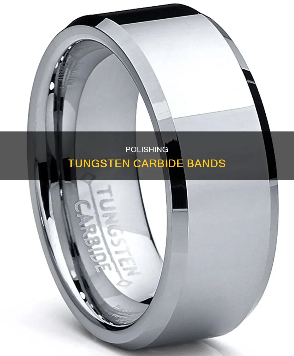 how to polish tungston carbide wedding band