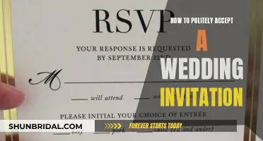 RSVP Etiquette: Graciously Accepting a Wedding Invitation