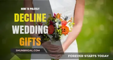 Gracious Declining: How to Politely Refuse Wedding Gifts with Tact