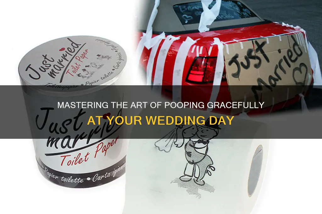 how to poop in a wedding d