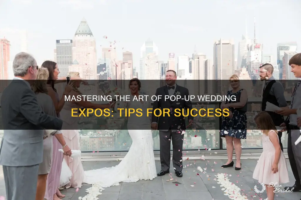 how to pop up wedding expo