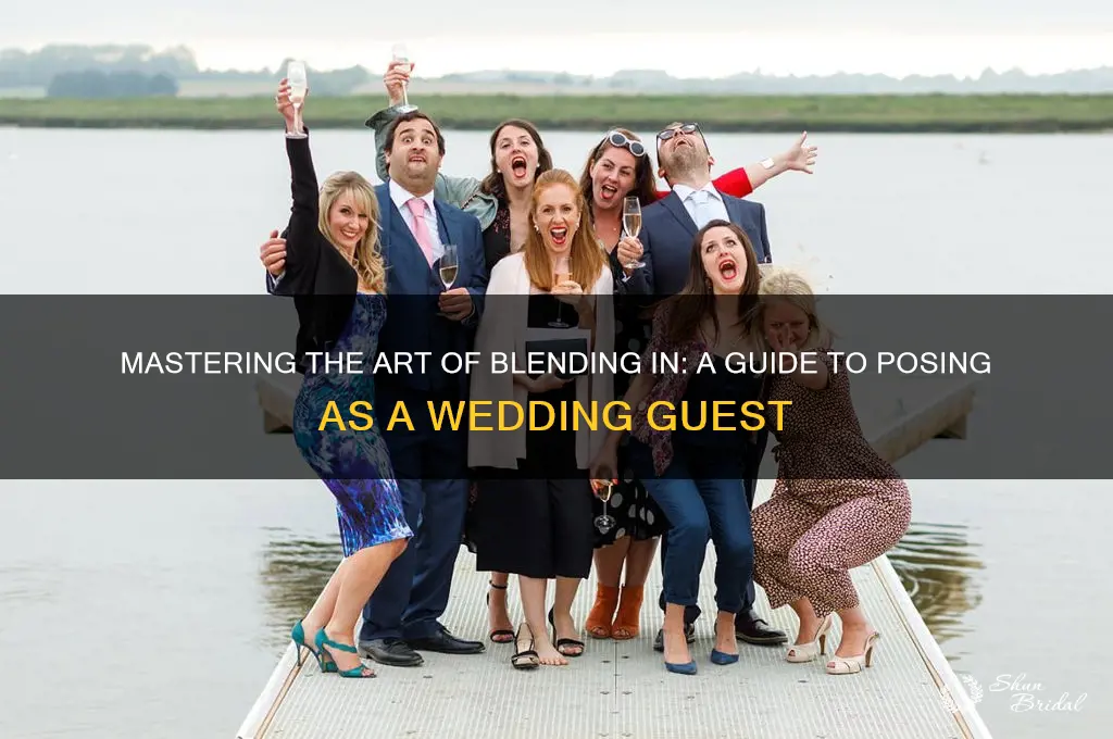 how to pose as a wedding guest