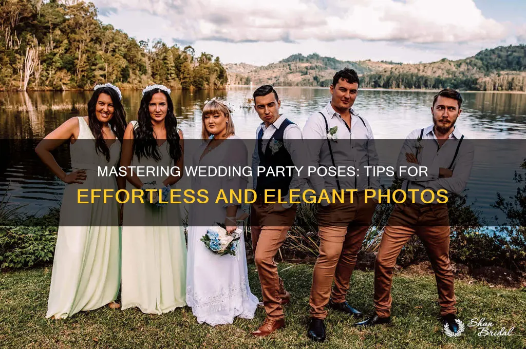 how to pose wedding party