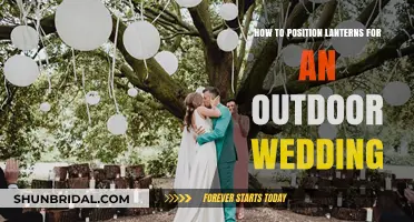Glowing Ambiance: Perfect Lantern Placement for Your Outdoor Wedding