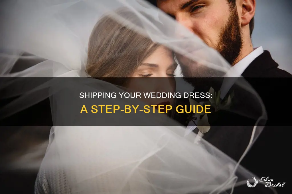 how to post a wedding dress