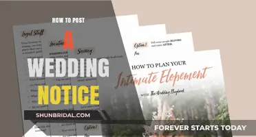 Announcing Your Big Day: A Step-by-Step Guide to Posting Wedding Notices