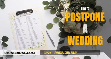 Rescheduling Your Wedding: A Guide to Postponing Nuptials