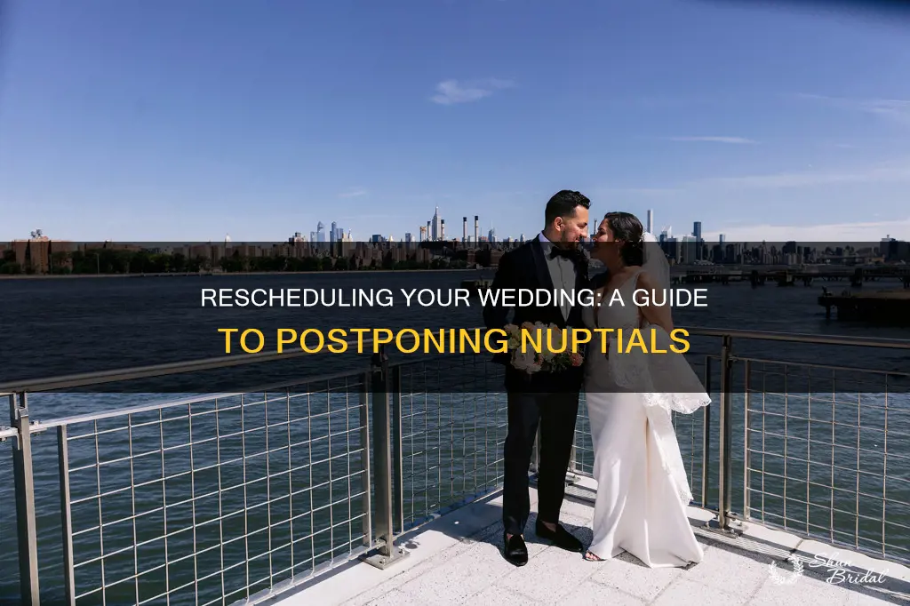 how to postpone a wedding