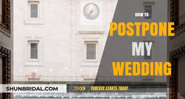 Postponing Your Wedding: A Step-by-Step Guide to Rescheduling Gracefully