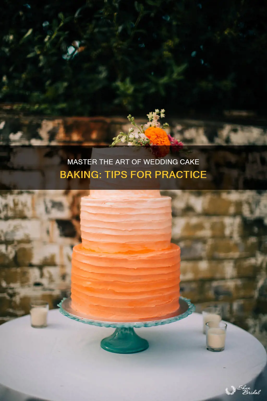 how to practice making wedding cakes