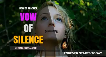 Mastering the Art of Silence: A Guide to Practicing Your Vow