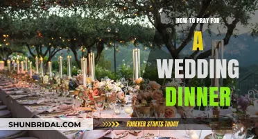 Blessing the Union: A Guide to Praying at Wedding Dinners