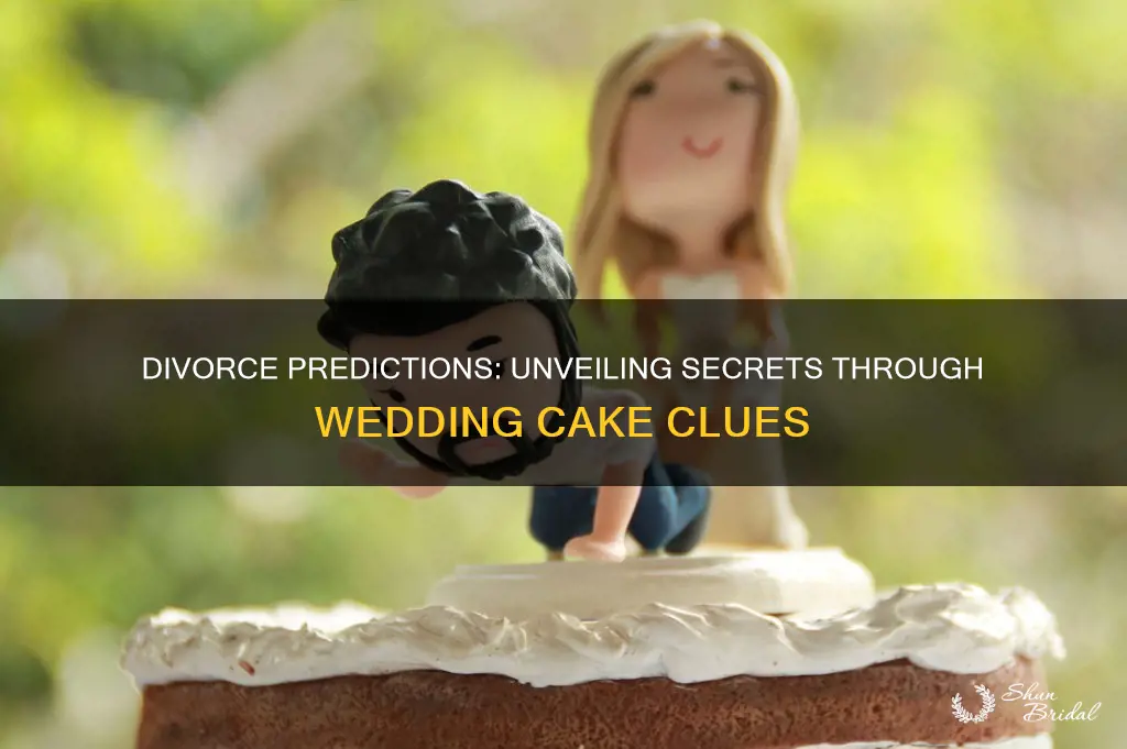 how to predict divorce hint it involves the wedding cake