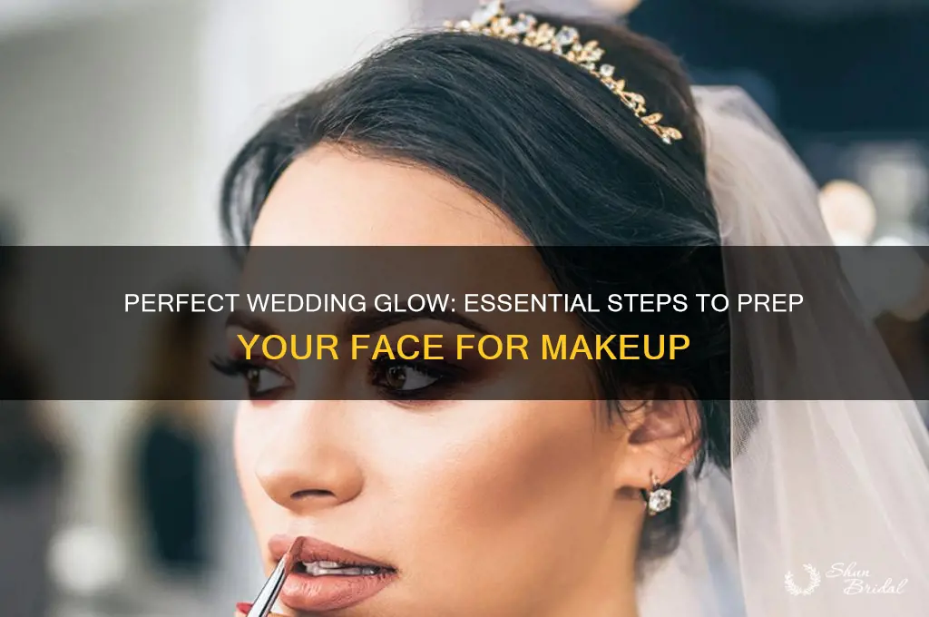 how to prep face for wedding makeup