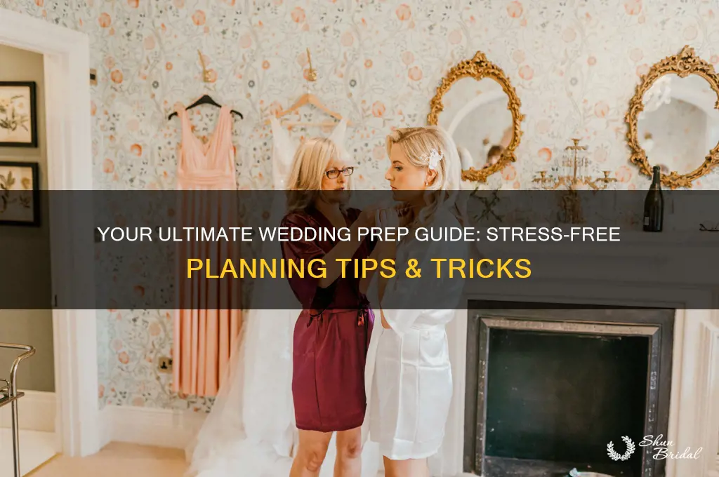 how to prep for a wedding