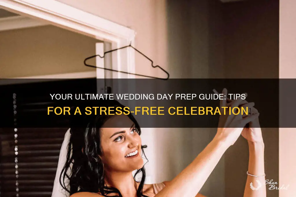 how to prep for wedding day