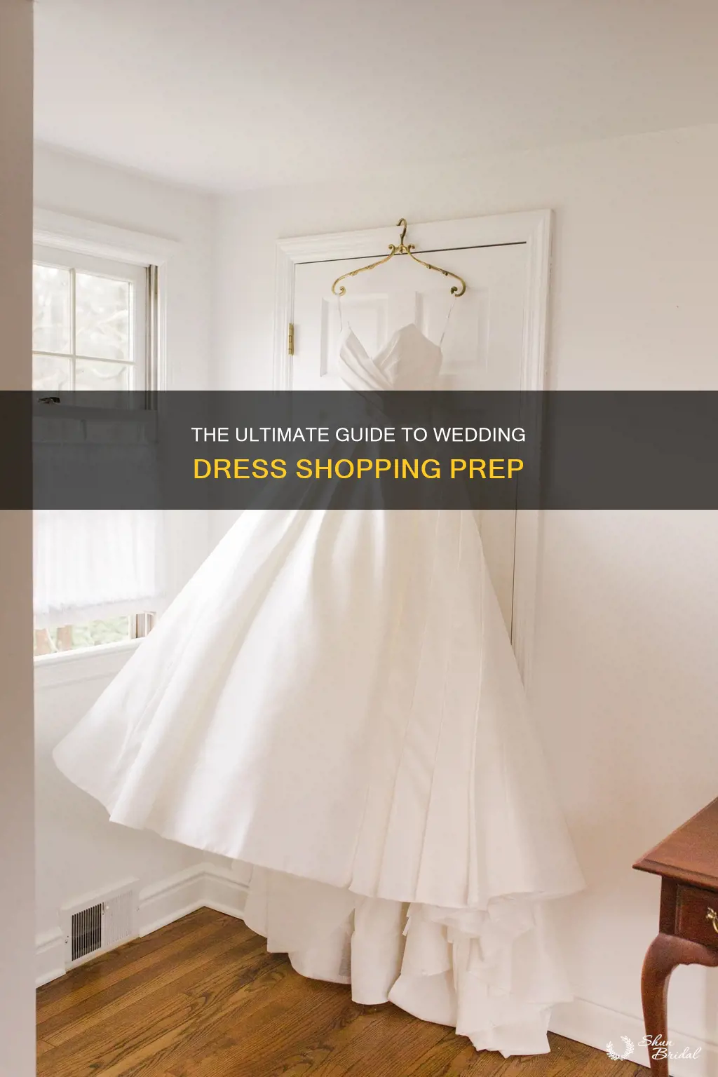 how to prep for wedding dress shopping