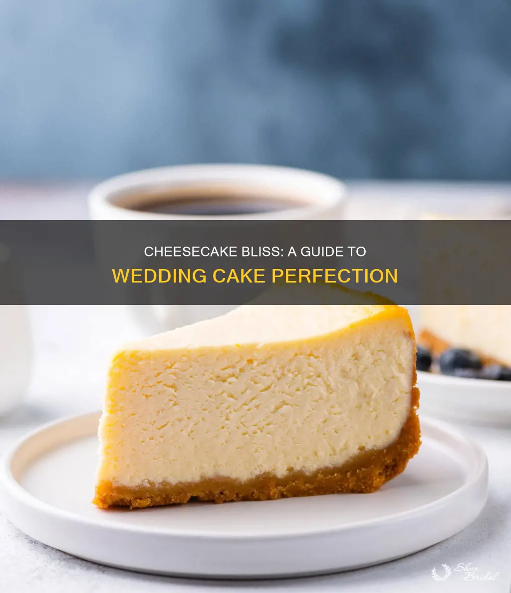 how to prepare a cheese cake for a wedding