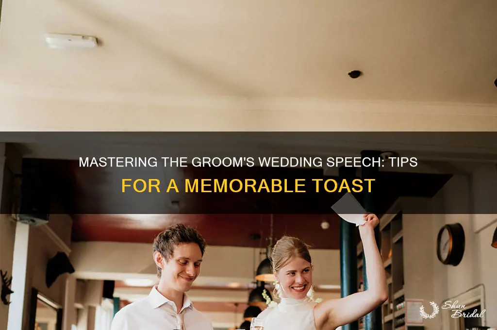 how to prepare a groom wedding speech