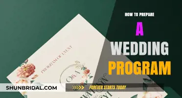 Crafting the Perfect Wedding Program: A Step-by-Step Guide