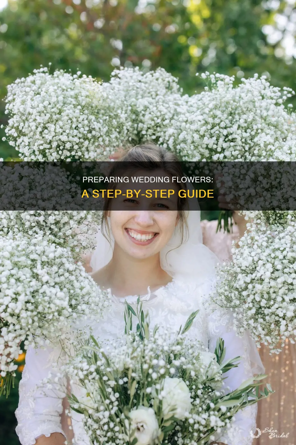 how to prepare and process flowers for wedding events