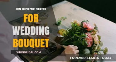 The Perfect Wedding Bouquet: Preparing Flowers