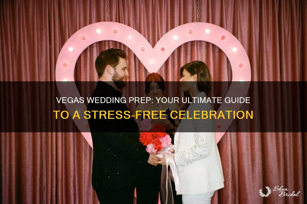 how to prepare for a vegas wedding