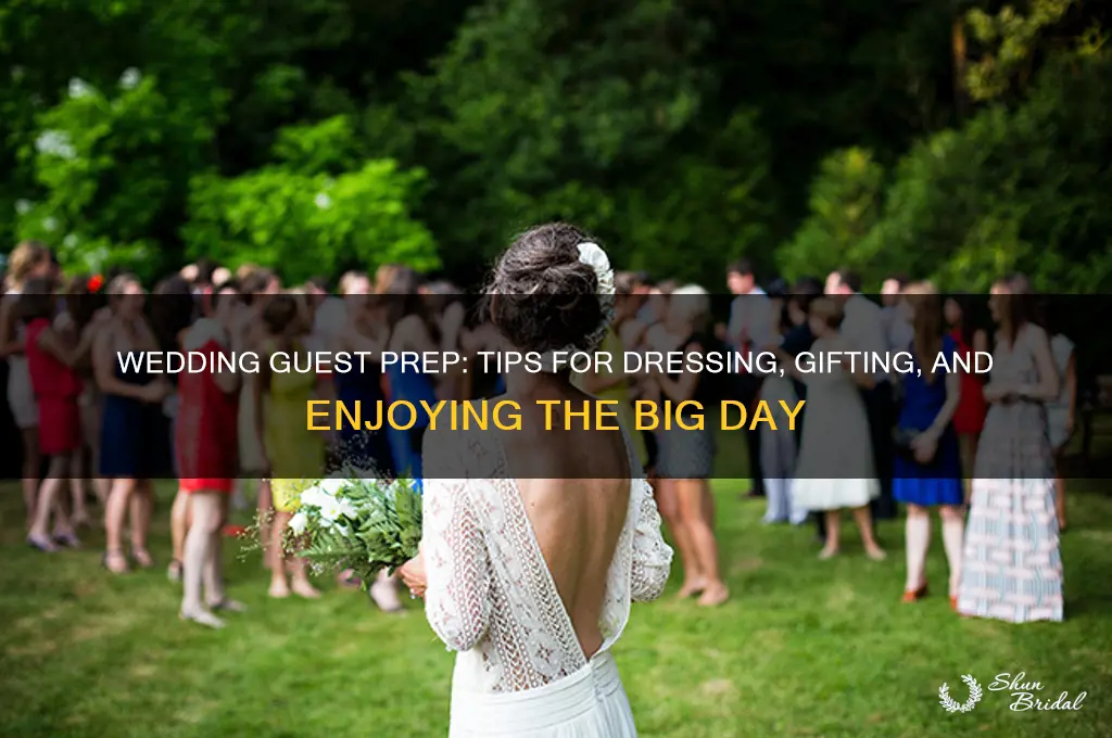 how to prepare for a wedding as a gues
