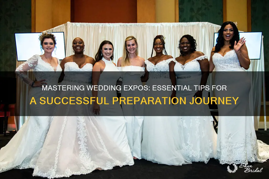 how to prepare for a wedding expo