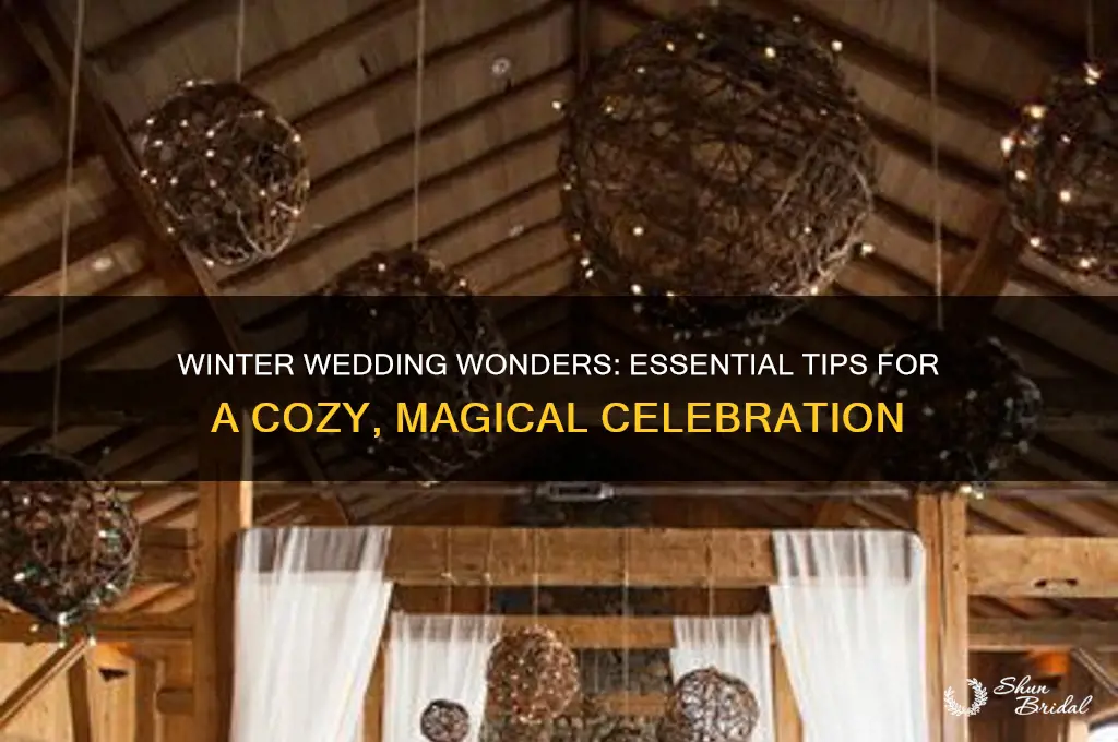 how to prepare for a winter wedding