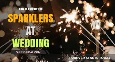 Sparkling Exit: Tips for a Safe and Magical Wedding Sparkler Send-Off