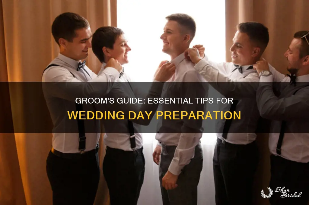 how to prepare for wedding groom
