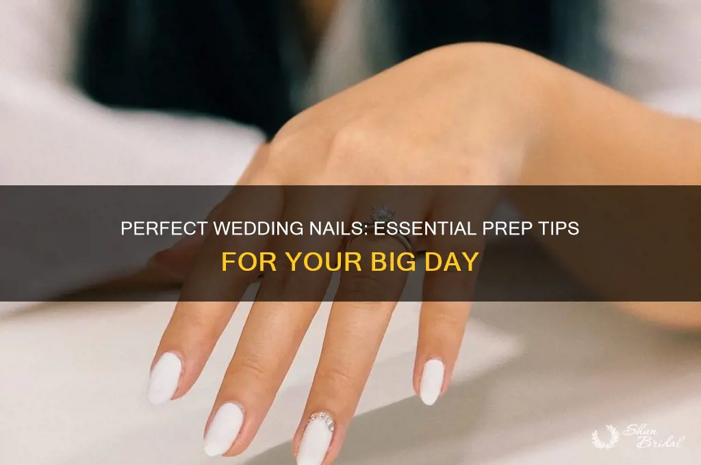 how to prepare nails for wedding